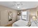 Simple bedroom with ample natural light at 2356 Date Palm Dr, Edgewater, FL 32141