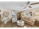 Cozy living room with neutral tones and plenty of natural light at 2356 Date Palm Dr, Edgewater, FL 32141