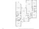 First floor plan of the home, outlining the layout of the bedrooms, kitchen and living areas at 2451 Ridgemoor Dr, Orlando, FL 32828