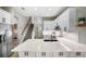 Modern kitchen featuring white cabinets, stainless steel appliances, and a large center island at 2451 Ridgemoor Dr, Orlando, FL 32828