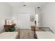 A bright bedroom showcasing two beds, decor, and a large closet at 31924 Geoff, Sorrento, FL 32776