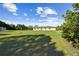 Expansive backyard with lush grass and mature trees offers plenty of space for outdoor activities at 3226 Midnight Star Ct, Kissimmee, FL 34744