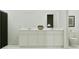 Modern bathroom showcasing a double vanity, spacious countertops, and contemporary fixtures at 373 Sol Vista Dr, Dundee, FL 33838
