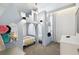 Unique bedroom with custom castle-themed beds and stylish decor at 4367 Rhyme St, Kissimmee, FL 34746