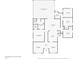 Detailed floorplan of the house layout, showcasing room dimensions and overall structure at 5226 Smokey Water Ln, Oviedo, FL 32765
