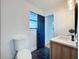 Bathroom featuring a stylish vanity and modern black fixtures at 609 Brockway Ave, Orlando, FL 32807