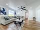Spacious living room with neutral tones, stylish decor, and plenty of natural light at 609 Brockway Ave, Orlando, FL 32807