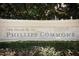 Stone community sign for The Vistas at Phillips Commons at 6931 Sperone St, Orlando, FL 32819