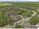 An aerial view of a neighborhood with mature trees and well-maintained lawns on a sunny day, perfect for families or anyone seeking tranquility at 9031 Stonebury Way, Orlando, FL 32832