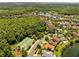 Community aerial view showcasing lush landscaping, beautiful homes, and scenic water features at 9997 Town Lake Dr, Orlando, FL 32832
