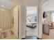 Hallway showcasing a bathroom and bedroom view at 9997 Town Lake Dr, Orlando, FL 32832