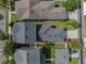 Overhead view of the neighborhood's well-maintained homes, manicured lawns, and convenient street layouts at 1034 Huntspoint St, Winter Garden, FL 34787