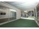 View of the covered, screened in patio with an outside view at 1481 Glastonberry Rd, Maitland, FL 32751