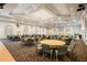 Large ballroom with neutral colors, round tables, and a chandelier at 2173 Caledonian St, Clermont, FL 34711
