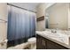 Bathroom featuring a vanity and toilet at 220 Foxtail Loop, Davenport, FL 33837