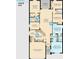 Detailed floor plan showcasing bedrooms, bathrooms, living spaces, kitchen, and garage layout at 6300 Chirpine Ln, St Cloud, FL 34771