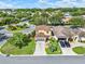 Aerial view of a lovely home in a well-kept neighborhood at 12347 Ne 52Nd Loop, Oxford, FL 34484