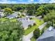 A bird's eye view captures a home with beautiful landscaping and vibrant green lawns at 2009 E Grant St, Orlando, FL 32806