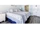 Inviting bedroom with a comfortable bed, serene colors, and soothing decor elements at 2055 S Atlantic Ave # 505, Daytona Beach, FL 32118