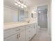 Bathroom with long vanity, drawers, and shower at 208 Sonora Drive # 208, Casselberry, FL 32707