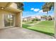 Exterior view of home's lanai and shared green space at 208 Sonora Drive # 208, Casselberry, FL 32707