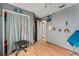 This bedroom features neutral walls, laminate flooring, and a spacious closet for storage at 2309 Cilantro Dr, Orlando, FL 32837