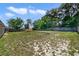 Expansive backyard with mature trees, fence, and ample space for outdoor activities at 3313 Buckland St, Deltona, FL 32738