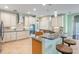 Gourmet kitchen with stainless steel appliances, granite countertops, breakfast bar with seating at 3531 Oriskany Dr, Orlando, FL 32820