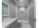 Bathroom featuring a walk-in shower with new fixtures and a modern vanity at 1184 Calanda Ave, Orlando, FL 32807