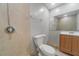 Cozy bathroom featuring a walk-in shower, and modern vanity at 1184 Calanda Ave, Orlando, FL 32807