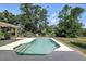 Sparkling pool with a newly renovated pool deck, nestled within a beautifully landscaped backyard at 161 Peacock, Altamonte Springs, FL 32701
