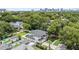 Beautiful aerial shot with a home featuring meticulously maintained landscaping in a desirable neighborhood at 1620 S Eola Dr, Orlando, FL 32806
