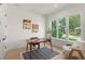 Bright and airy home office featuring natural light and calm color palette at 1620 S Eola Dr, Orlando, FL 32806