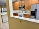 Bright kitchen with updated appliances, wood cabinets, and an open layout at 3321 Wilshire Way Rd # 6, Orlando, FL 32829
