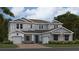 Stunning two-story home featuring a welcoming facade, complemented by a well-manicured lawn and an attached two-car garage at 669 Terrapin Dr, Debary, FL 32713