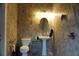 Bathroom featuring a shower, a pedestal sink, and modern fixtures at 13785 Se 39Th Ter, Summerfield, FL 34491