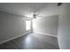 Bedroom with hard floors, neutral walls, and a ceiling fan at 14308 Abington Heights Dr, Orlando, FL 32828