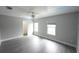 Bright bedroom has natural light and ceiling fan at 14308 Abington Heights Dr, Orlando, FL 32828