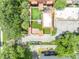 Stunning aerial view showcasing a home with unique rooftop patios and lush green surroundings at 337 Cathcart Ave # 6, Orlando, FL 32803