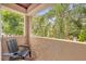 Charming balcony overlooking lush greenery, perfect for relaxation and enjoying the outdoors at 337 Cathcart Ave # 6, Orlando, FL 32803