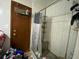 Functional bathroom with a shower and essential fixtures, ready for personalized updates at 3810 Se 22Nd Pl, Ocala, FL 34471