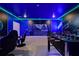 Ample game room offering a foosball table, games and themed wallpaper for entertainment at 4185 Paragraph Dr, Kissimmee, FL 34746