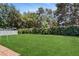 Expansive green backyard featuring a well-maintained lawn and green perimeter shrubbery for added privacy at 5130 Sun Palm Dr, Windermere, FL 34786
