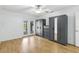 Primary bedroom with two closets and an outdoor patio at 563 Belltower Ave # 240, Deltona, FL 32725