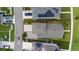 Aerial view of the home highlighting the roof, backyard patio and perimeter at 9115 Longship Aly, Orlando, FL 32832