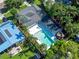 Aerial view of a home with a pool at 1309 W Yale St, Orlando, FL 32804