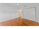 Bedroom featuring hardwood floors, a ceiling fan, and closet at 1309 W Yale St, Orlando, FL 32804