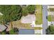 Aerial view highlighting the property's lot and surrounding neighborhood at 145 Lakeside Cir, Sanford, FL 32773