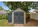 Storage shed in backyard at 145 Lakeside Cir, Sanford, FL 32773