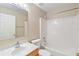 Hall bathroom with a single vanity and tub/shower combo at 16603 Corner Lake Dr, Orlando, FL 32820